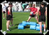 Matt Dawson coaching the Army Rugby Squad
